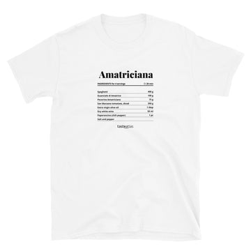 Amatriciana Recipe Short-Sleeve Unisex T-Shirt