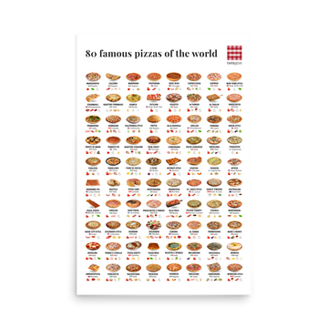 80 famous pizzas of the world (in)