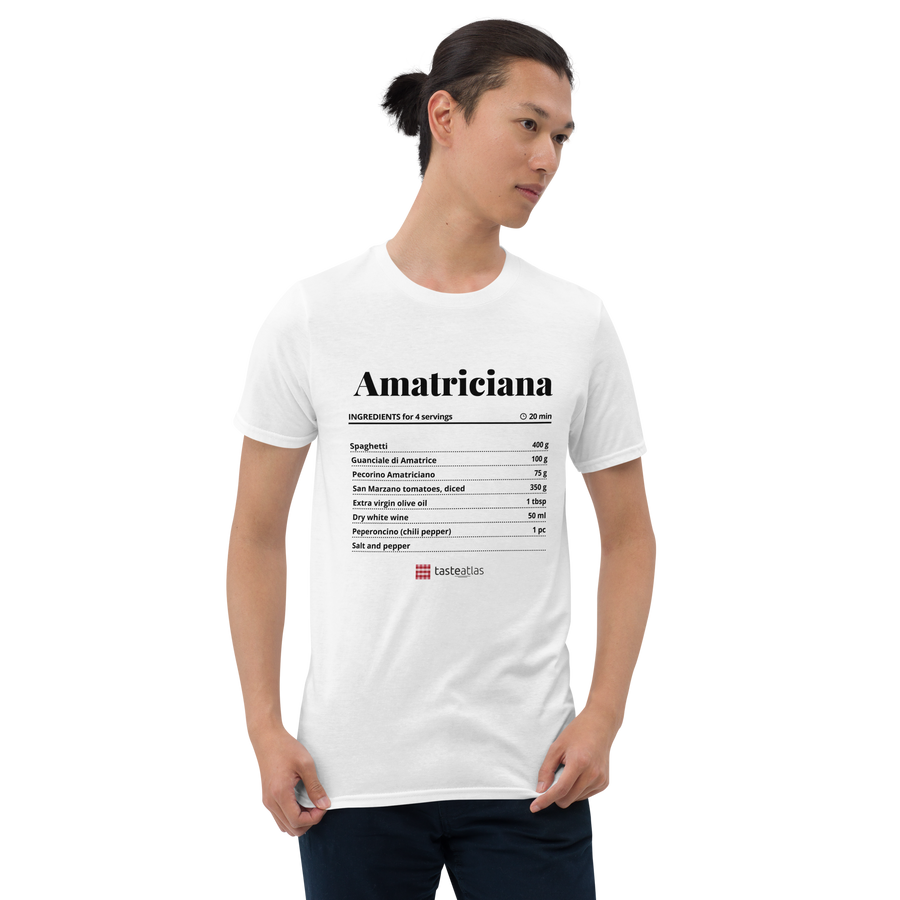 Amatriciana Recipe Short-Sleeve Unisex T-Shirt