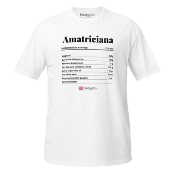 Amatriciana Recipe Short-Sleeve Unisex T-Shirt