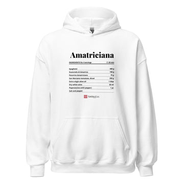 Amatriciana Recipe Unisex Hoodie