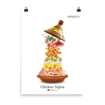 Chicken Tajine Poster (in)