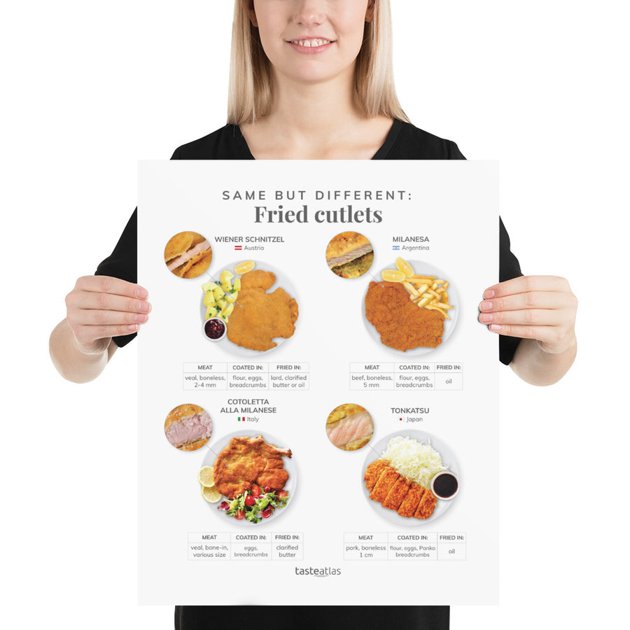 Same But Different Fried Cutlets Poster (in)