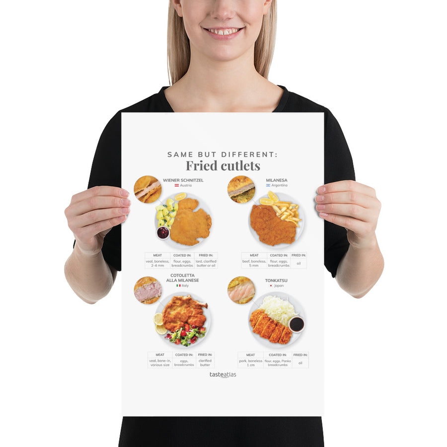 Same But Different Fried Cutlets Poster (in)