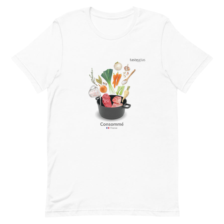 Consomme Short-Sleeve Unisex T-Shirt
