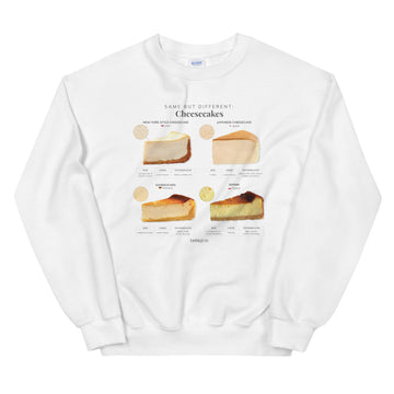 Same But Different Cheesecakes Unisex Sweatshirt