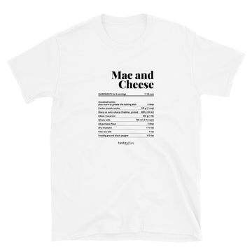 Mac And Cheese Recipe Short-Sleeve Unisex T-Shirt