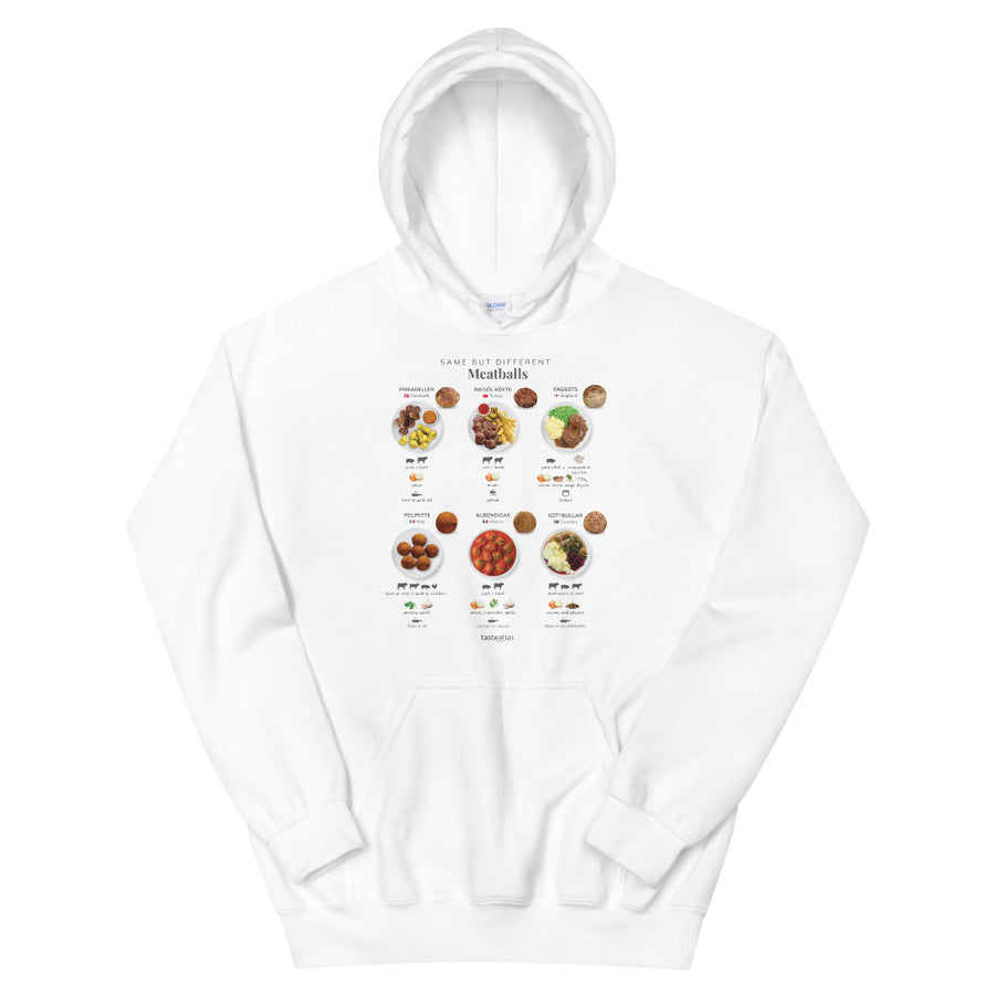 Same But Different Meatballs Unisex Hoodie