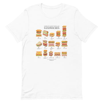 World's Most Popular Sandwiches Short-Sleeve Unisex T-Shirt