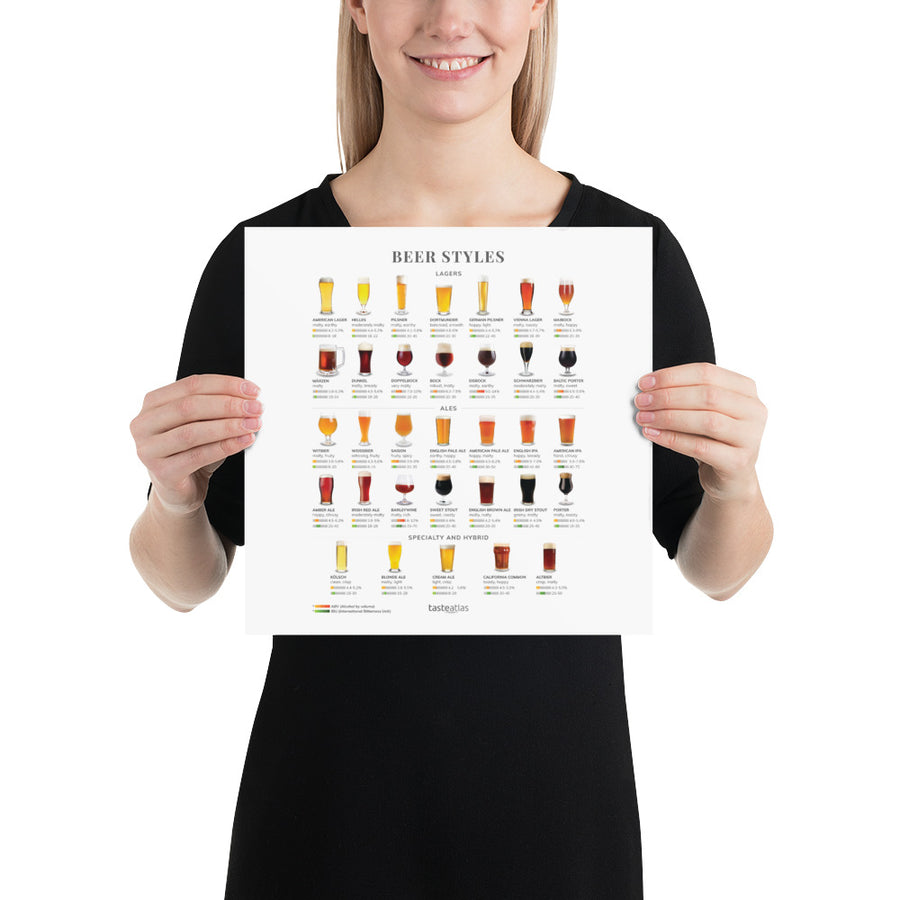 Beer Styles Poster (in)