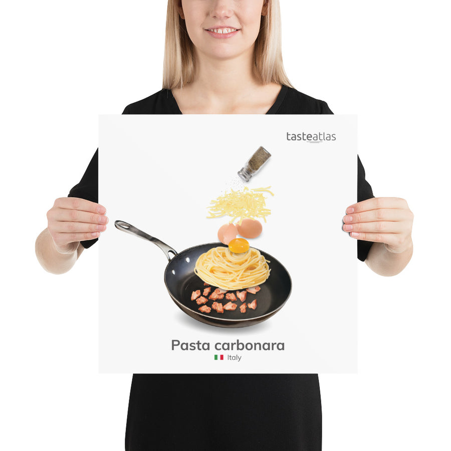Pasta Carbonara Poster (in)