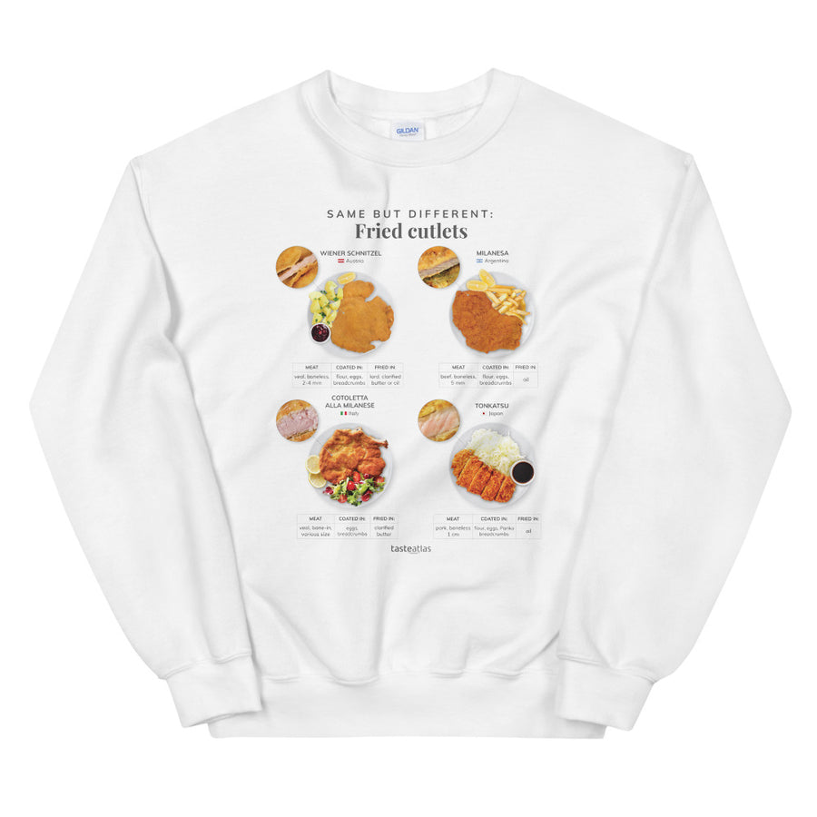 Same But Different Fried Cutlets Unisex Sweatshirt