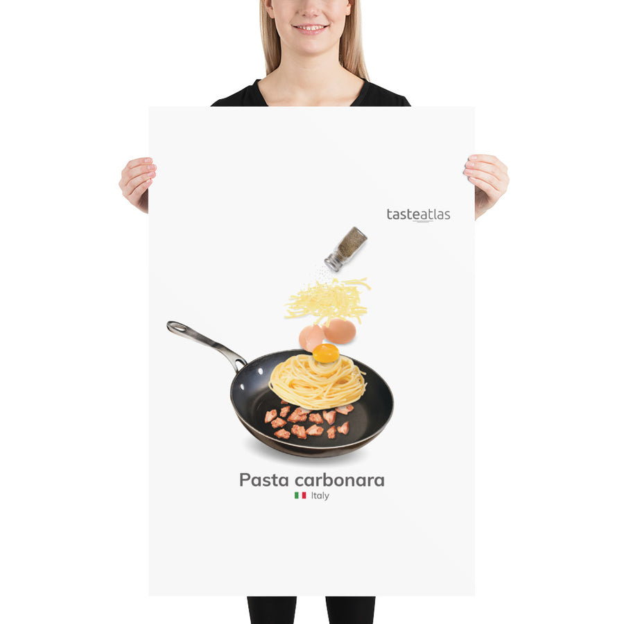Pasta Carbonara Poster (in)