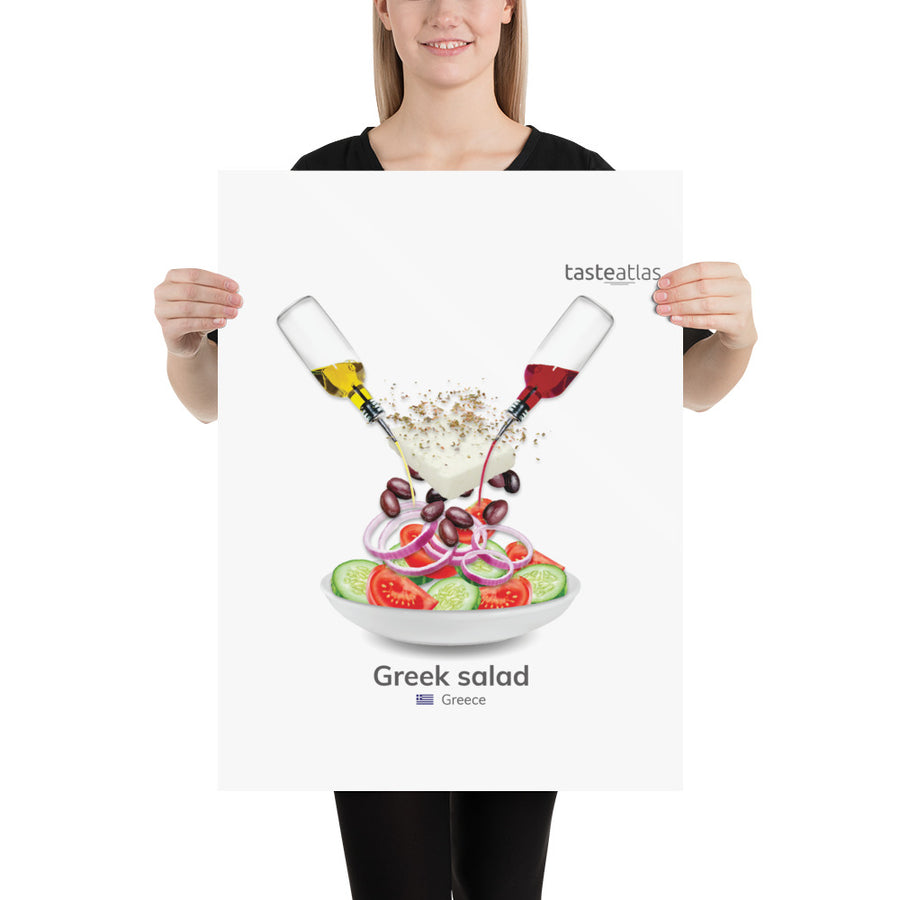 Greek Salad Poster (in)