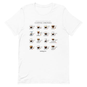 World's Most Popular Coffee Drinks Short-Sleeve Unisex T-Shirt