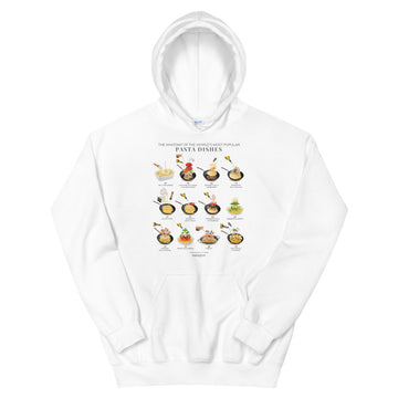 The Anatomy of The World's Most Popular Pasta Dishes Unisex Hoodie