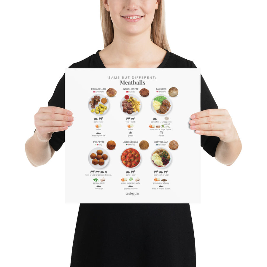 Same But Different Meatballs Poster (in)
