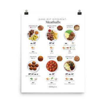 Same But Different Meatballs Poster (in)